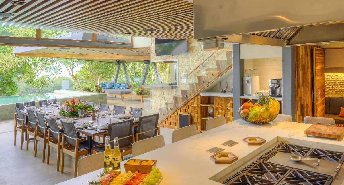 Dining Area in Villas