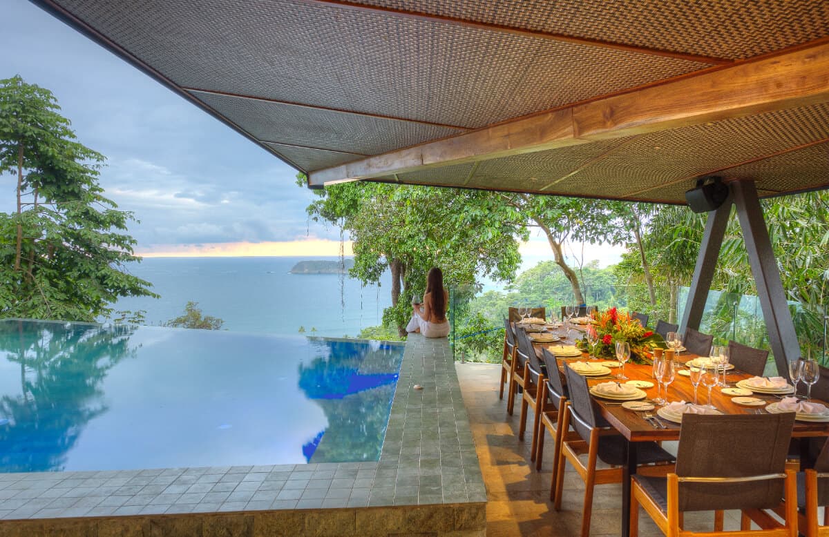 Lower Outdoor Deck & Infinity Pool