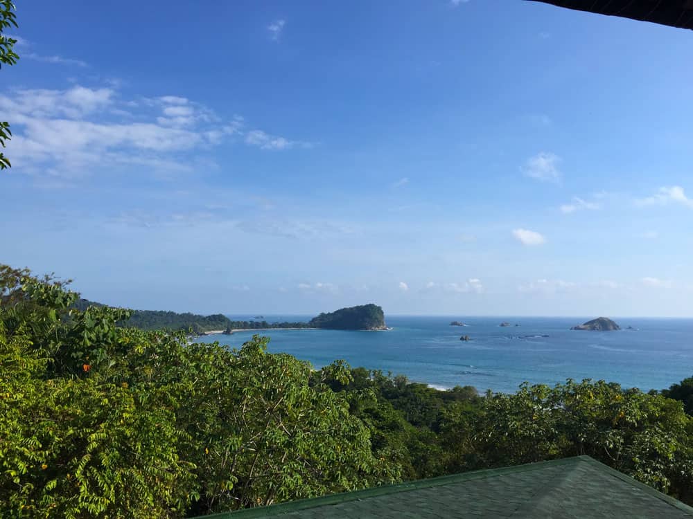 rooftop view of private group villa in costa rica