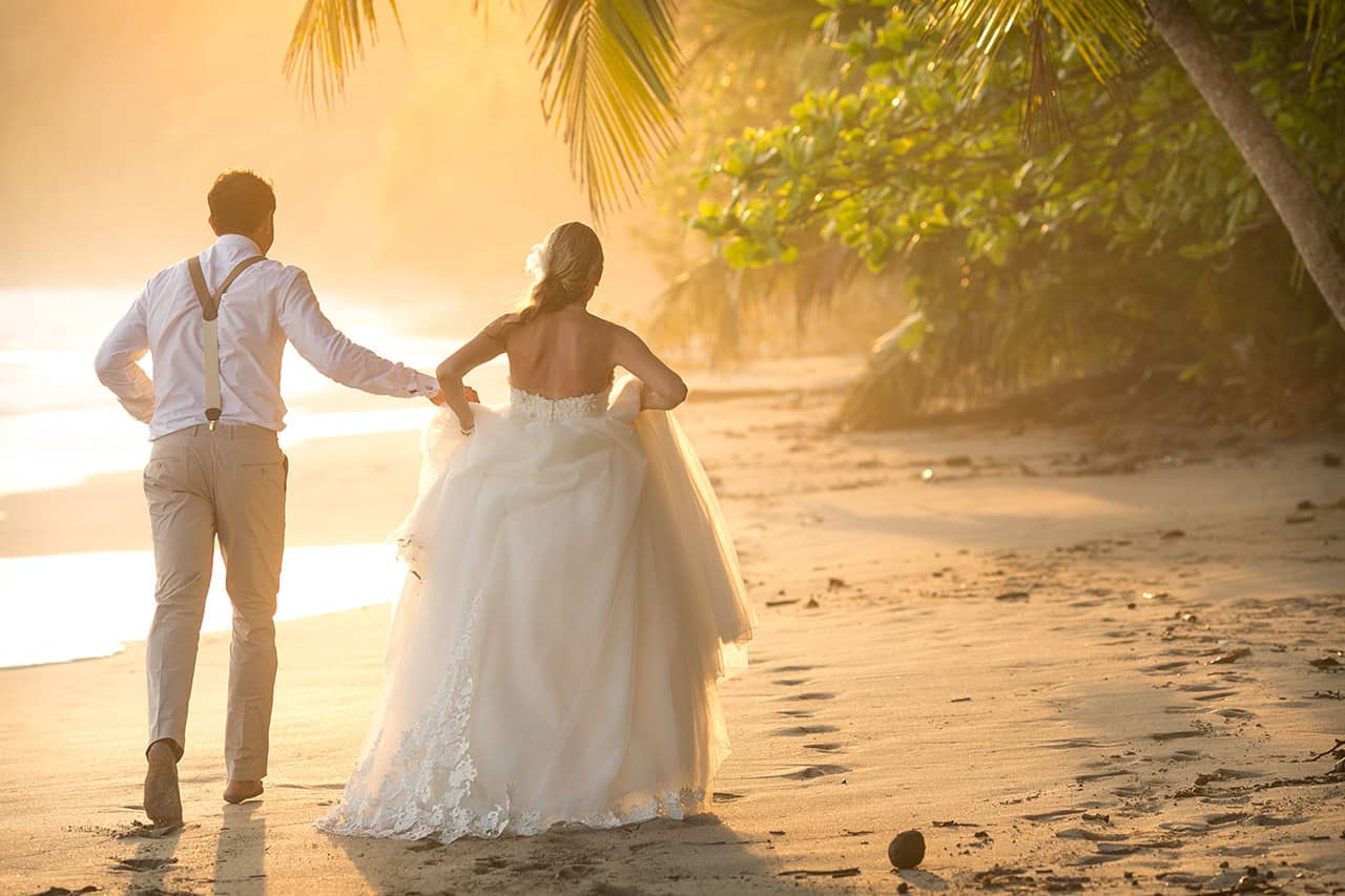 beachfront destination wedding costa rica