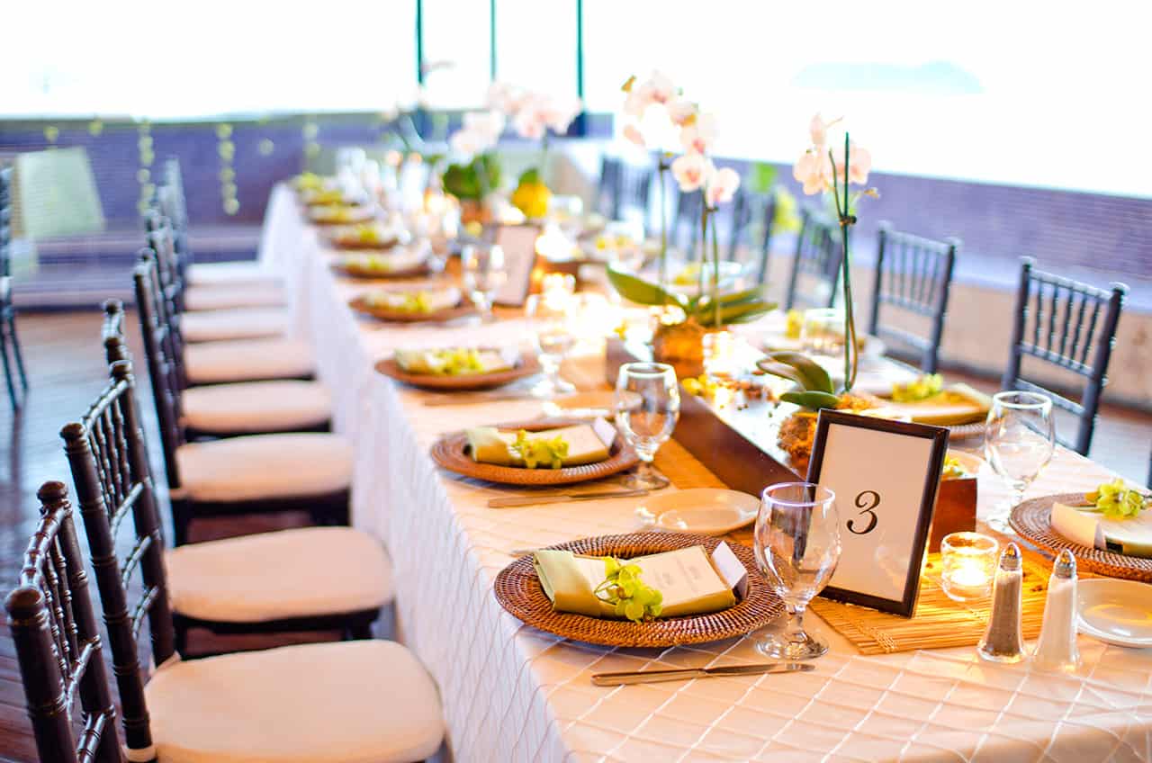 luxury wedding table settings