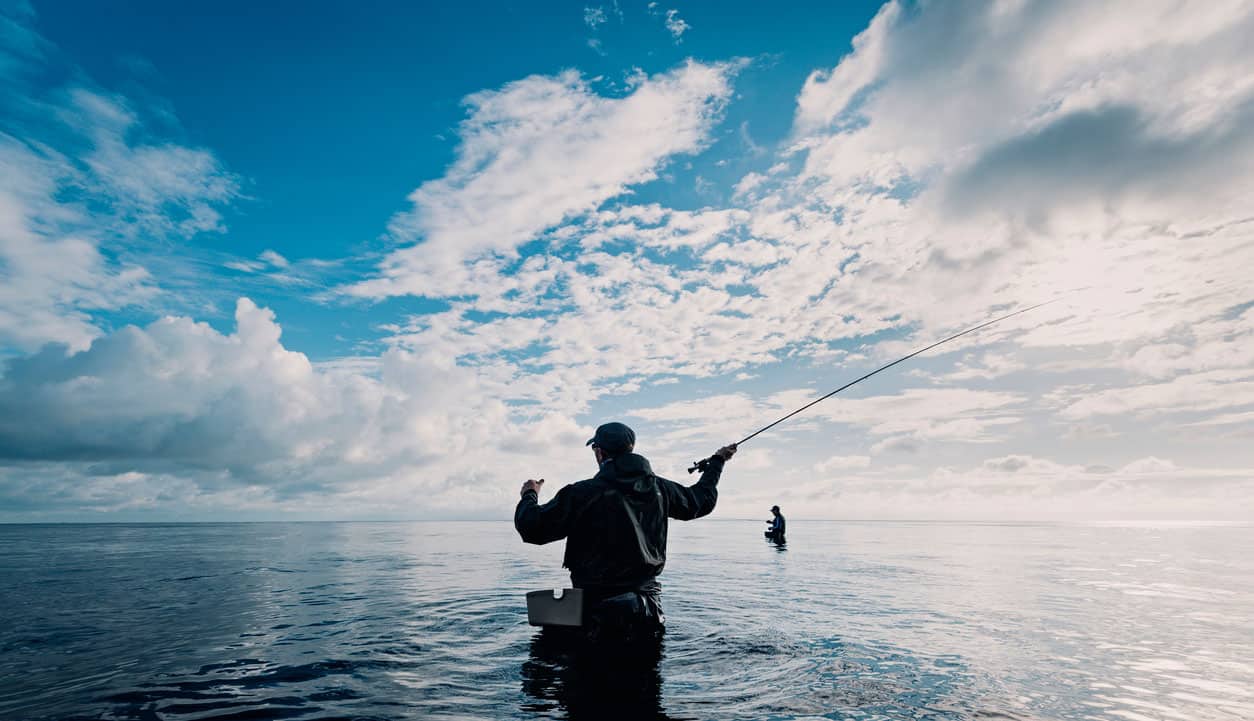 fly fishing in costa rica at a luxury villa