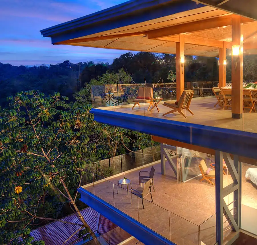 large villa punto de vista balconies
