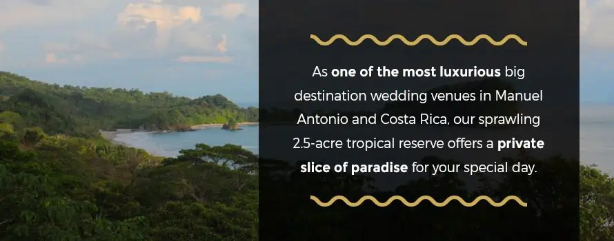 where to have large wedding in costa rica