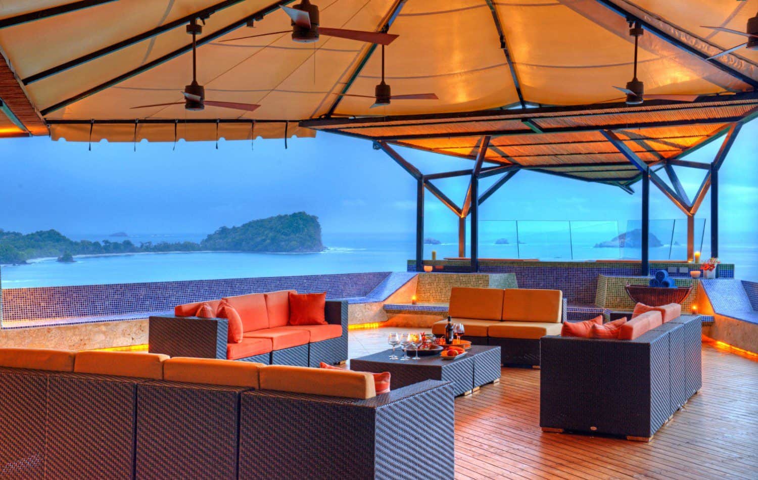 Terrace luxury villa rental