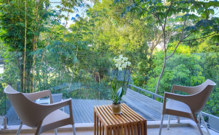 Patio View in Luxury Villa