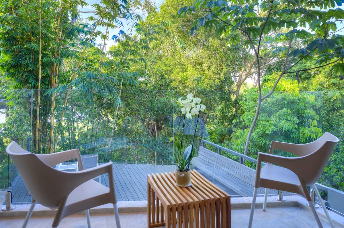 Patio View in Luxury Villa