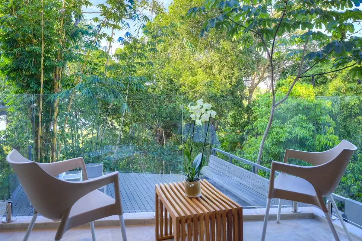 Patio View in Luxury Villa