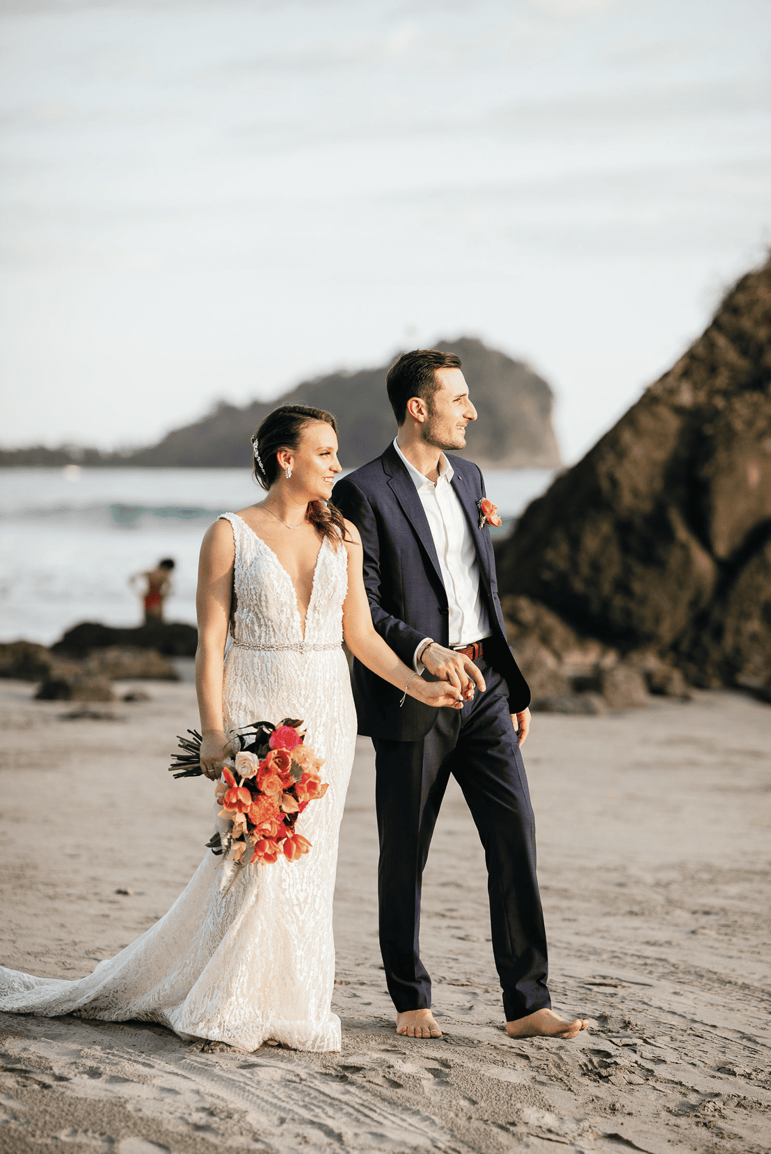 beach wedding photos