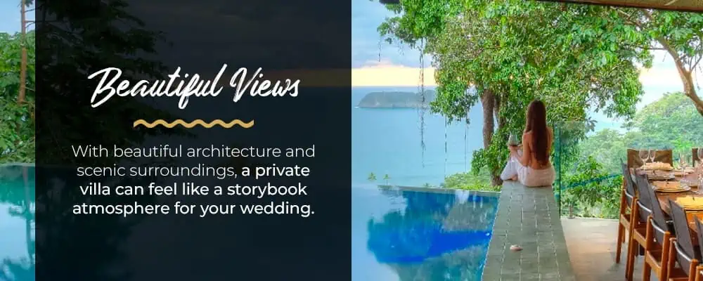 luxury villa destination wedding