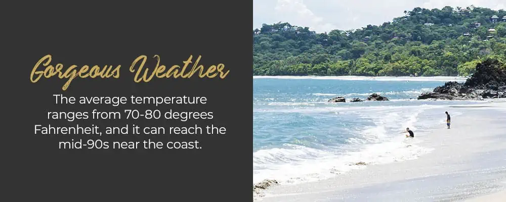 costa rica best weather