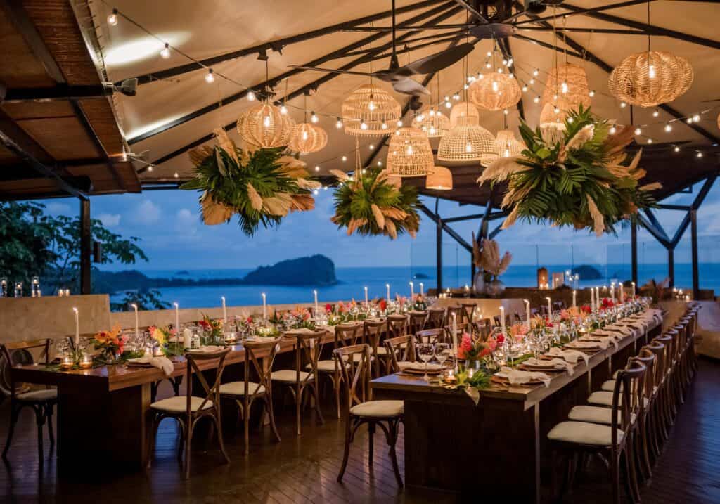 beach view wedding costa rica