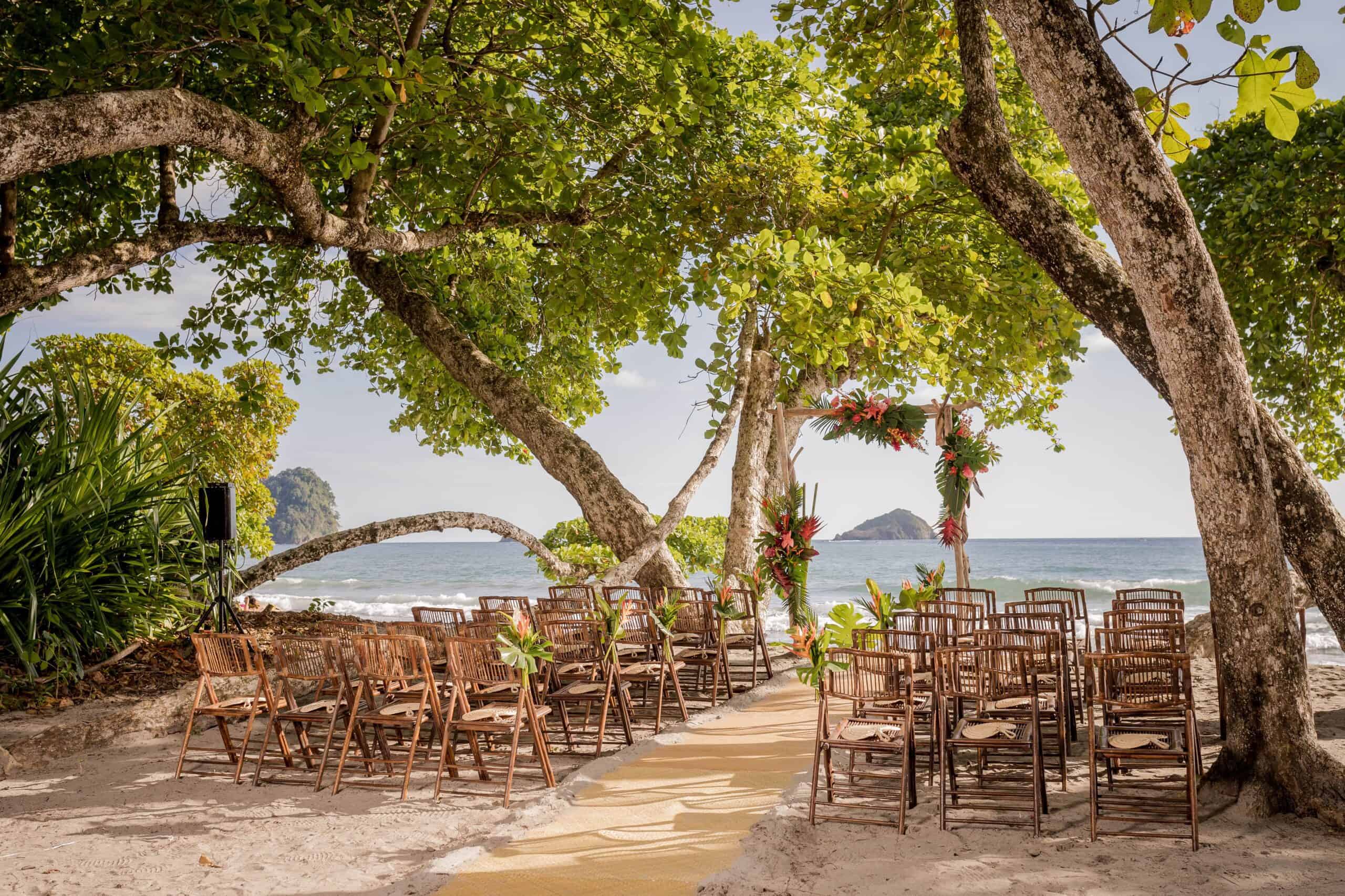 Outdoor Destination wedding in Costa Rica