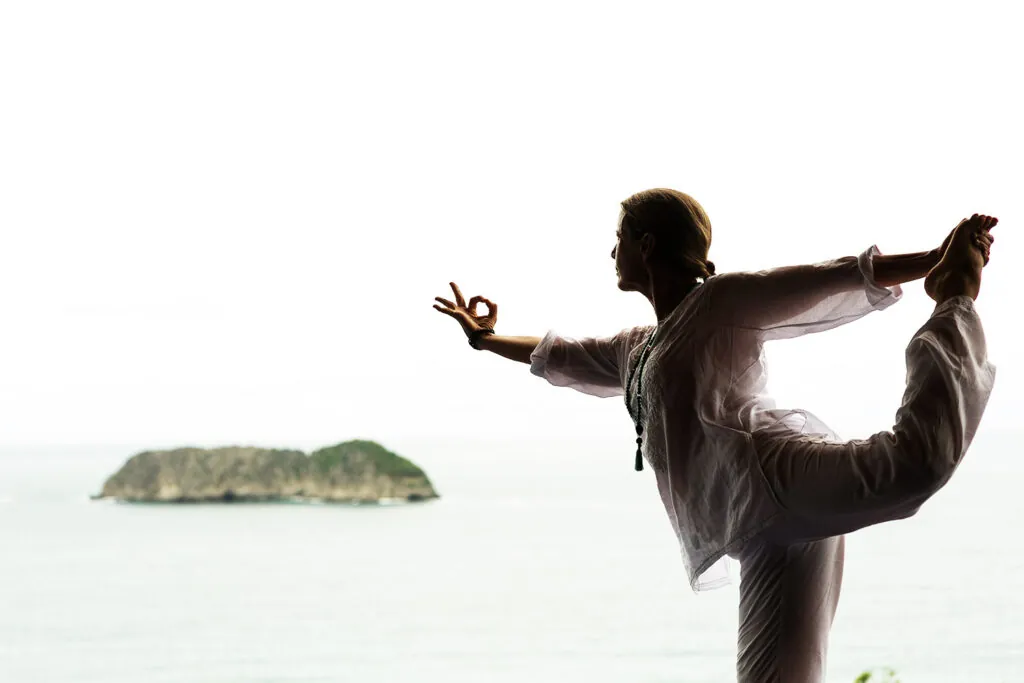 Yoga at resort