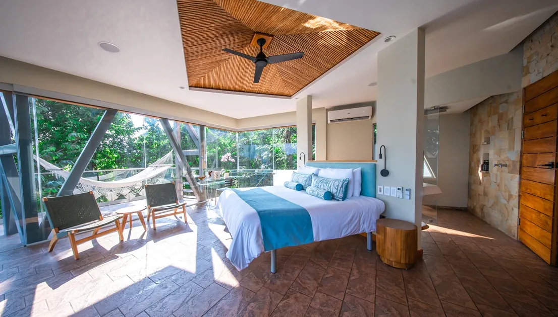 luxury bedroom with bathroom at 10 bedroom villa